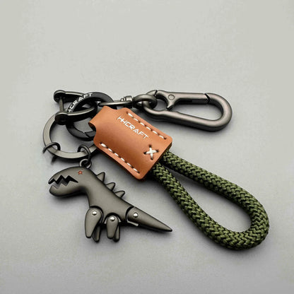 Car Keychain Single Leather