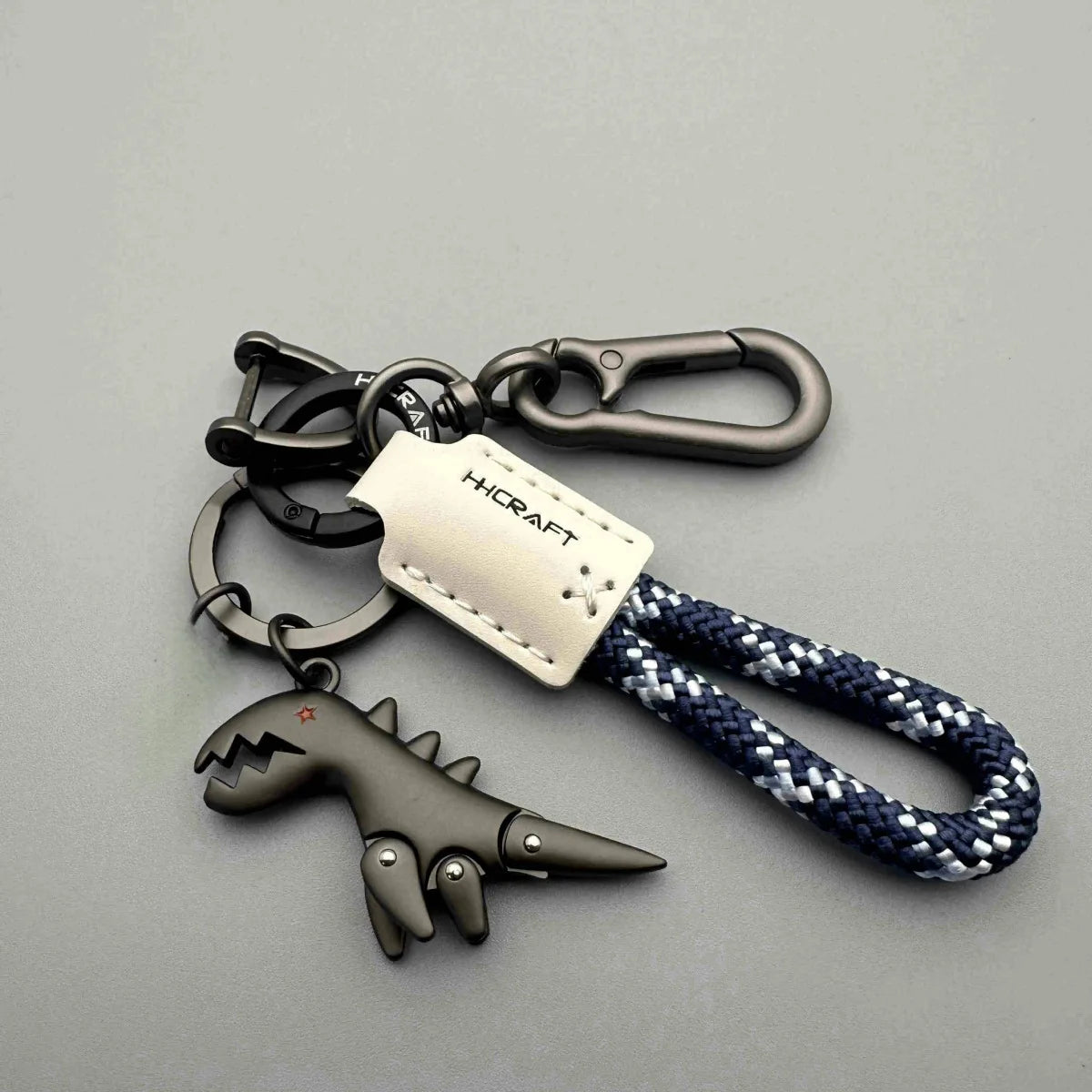 Car Keychain Single Leather