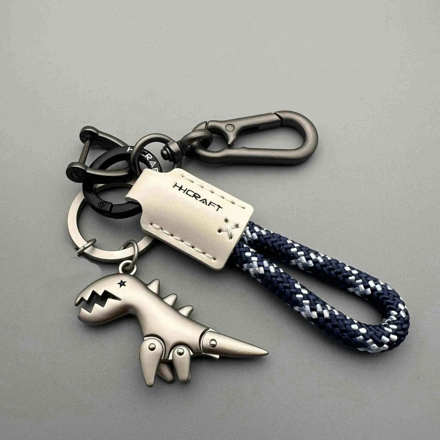 Car Keychain Single Leather