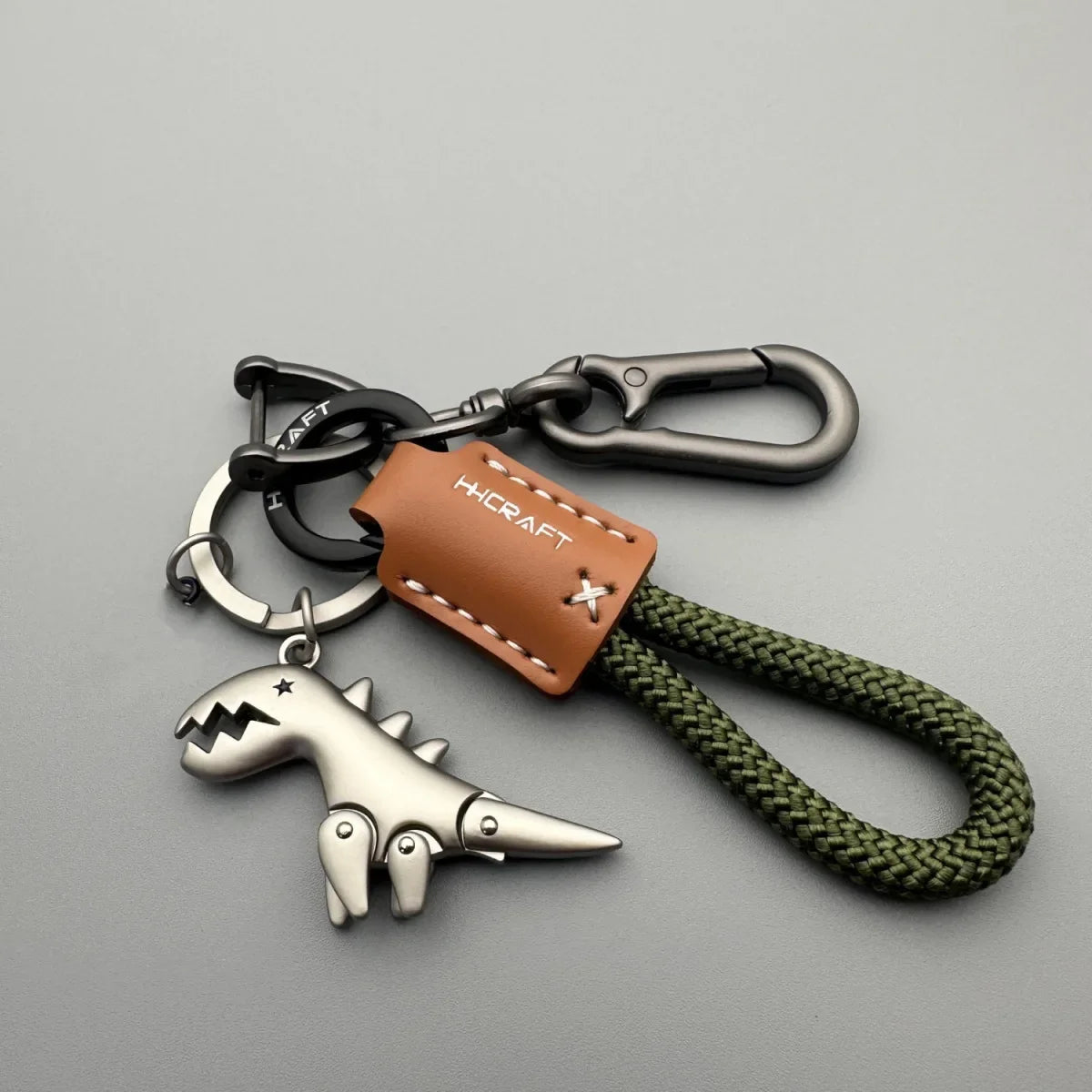 Car Keychain Single Leather