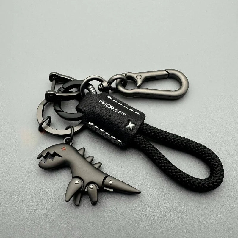 Car Keychain Single Leather