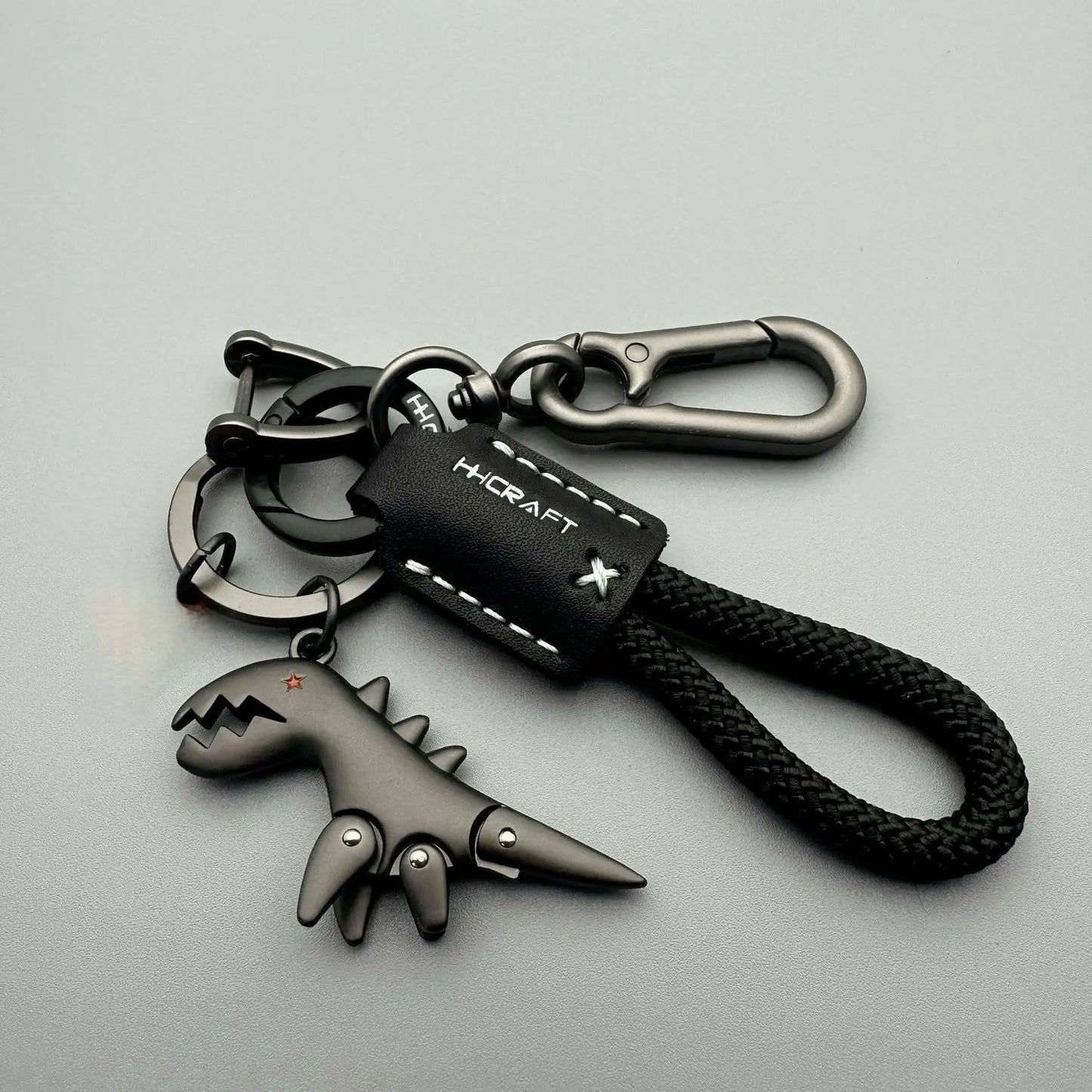 Car Keychain Single Leather