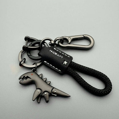 Car Keychain Single Leather